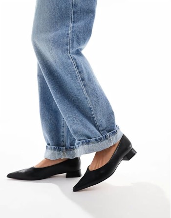 Wide Fit Lavinia ballet in black