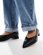 Wide Fit Lavinia ballet in black