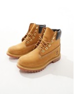 6 inch premium boots in wheat nubuck leather