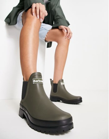 Mallow wellie boots in khaki