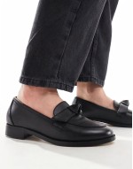 Lula bow loafers in black leather