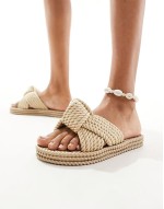 Jasper knot jelly sandal in gold