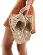 Jasper knot jelly sandal in gold