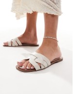 bed sandal in white